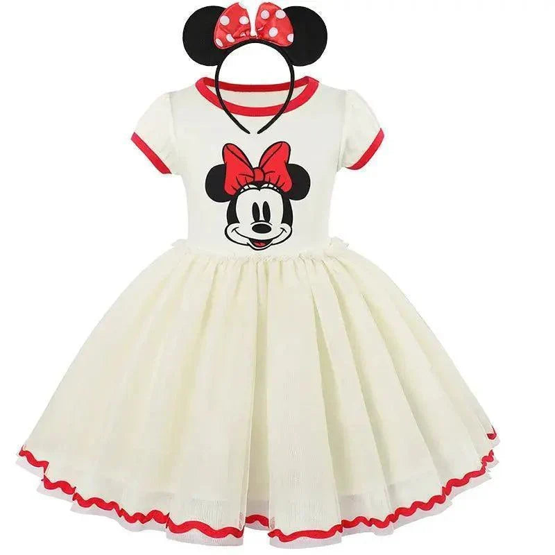 Girls Cartoon Children Summer Casual Dress