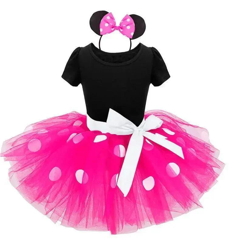 Girls Cartoon Children Summer Casual Dress