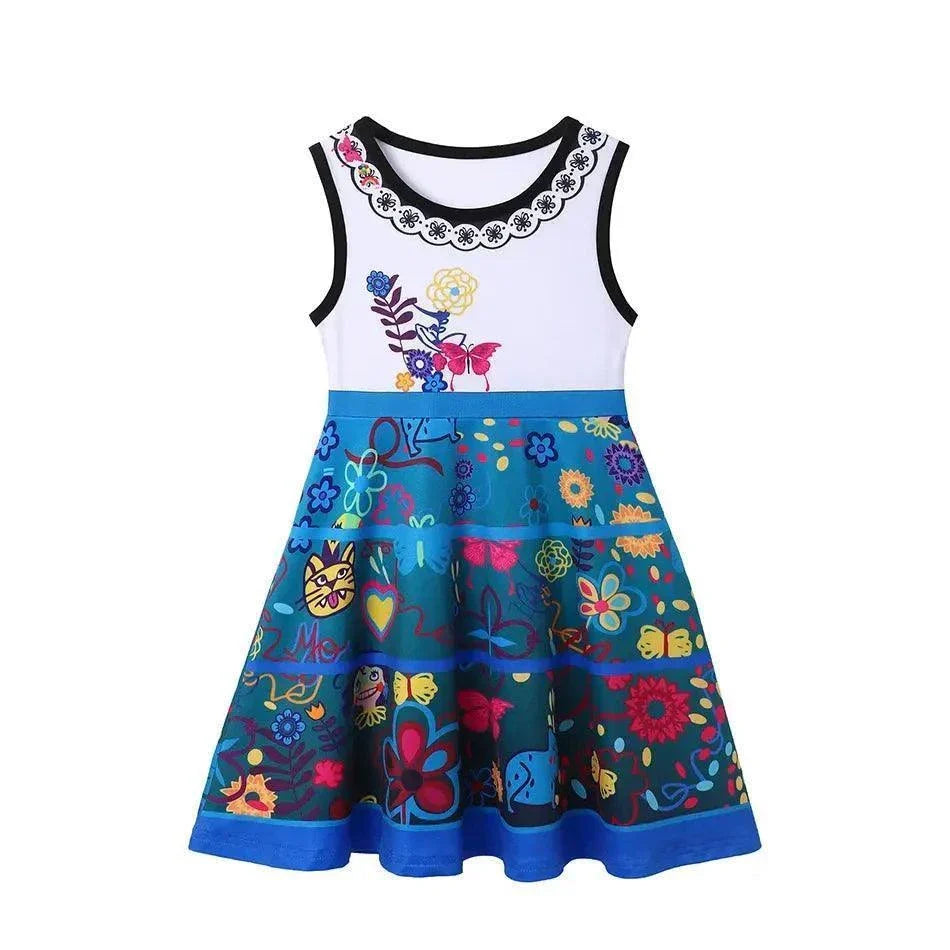 Girls Princess Style Summer Dress