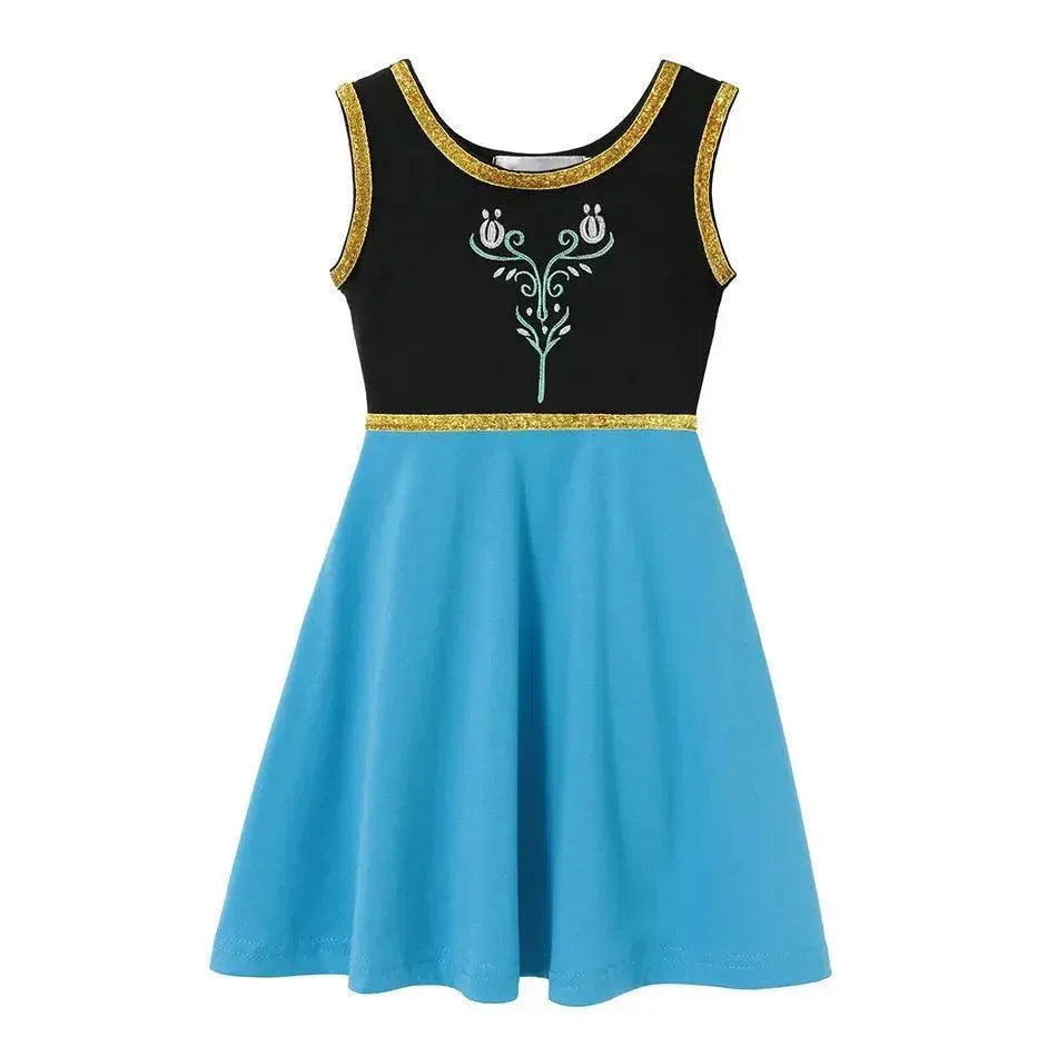Girls Princess Style Summer Dress