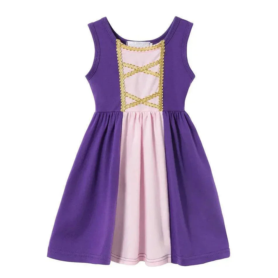 Girls Princess Style Summer Dress