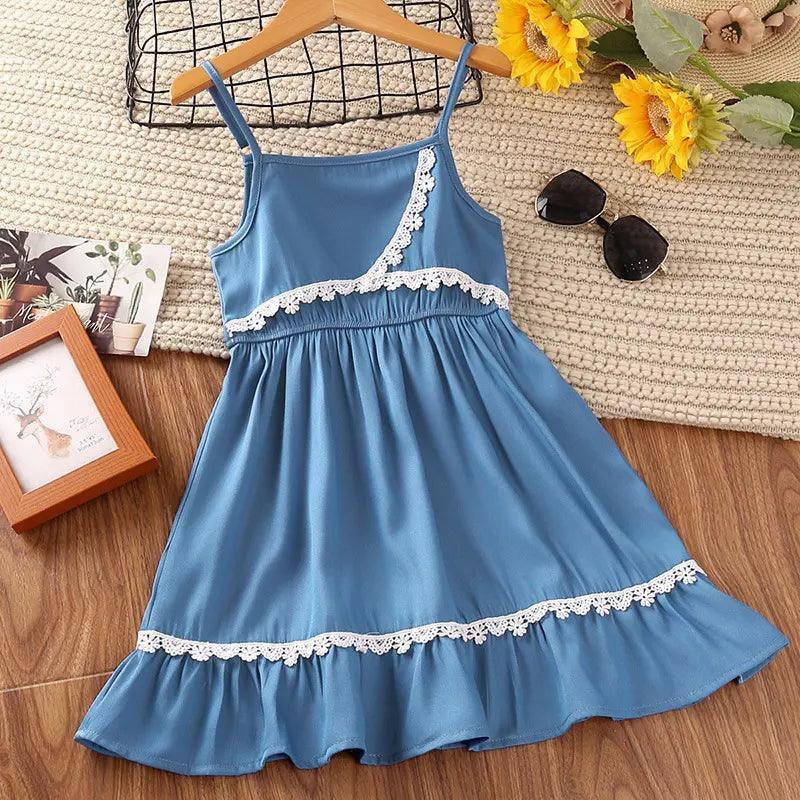 Girls Suspender Princess Dress