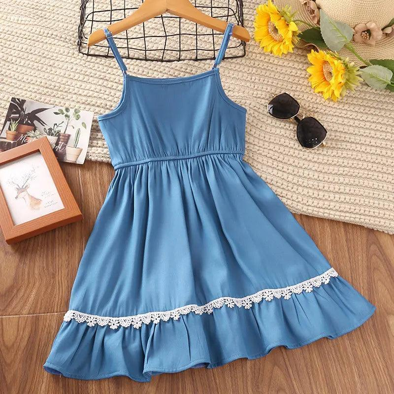 Girls Suspender Princess Dress