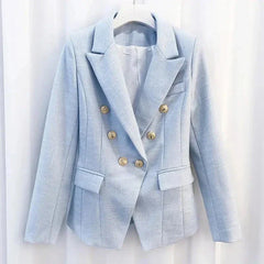 HIGH QUALITY Newest Blazer Women's Long Sleeve Jacket