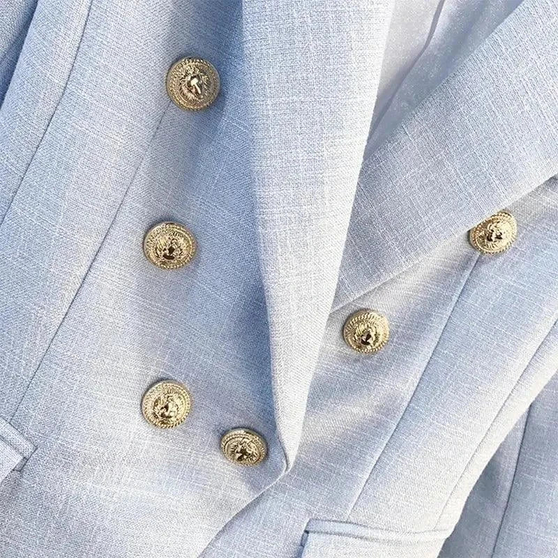 HIGH QUALITY Newest Blazer Women's Long Sleeve Jacket