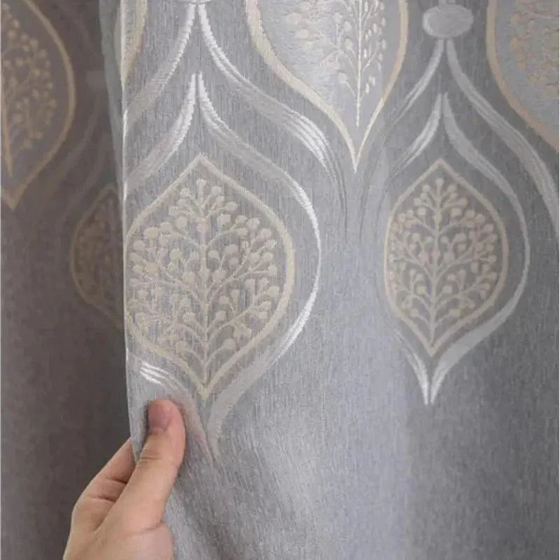 High Quality European Style Jacquard Window Curtain