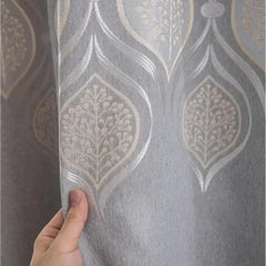 High Quality European Style Jacquard Window Curtain