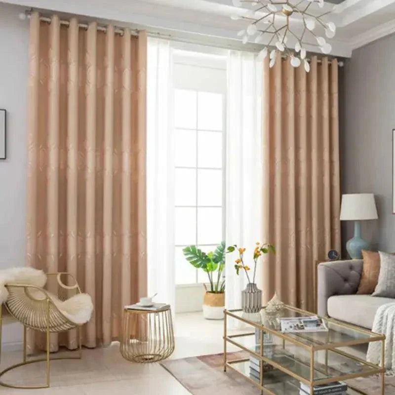 High Quality European Style Jacquard Window Curtain