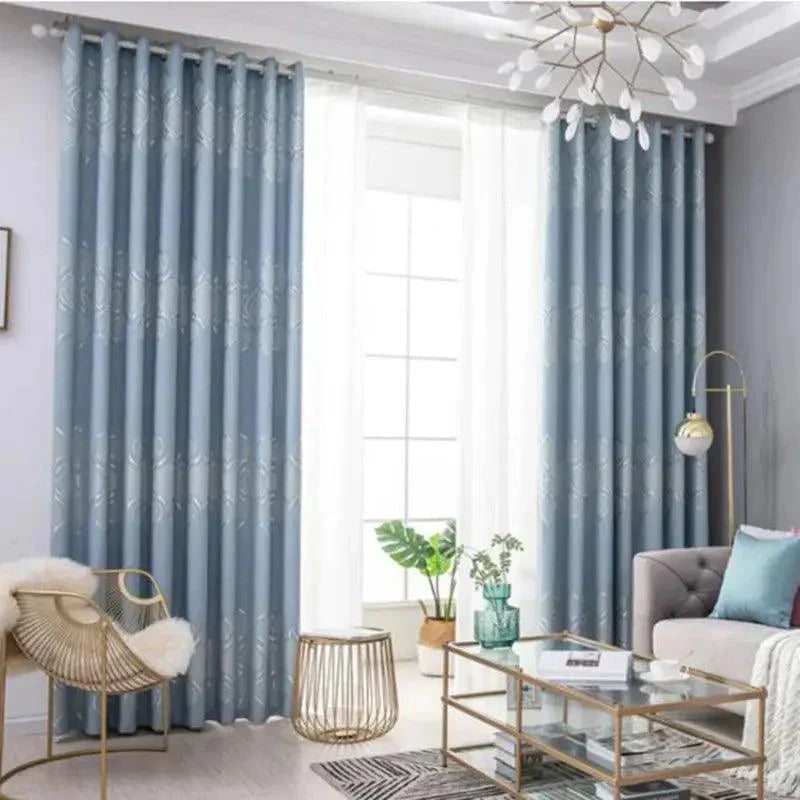 High Quality European Style Jacquard Window Curtain
