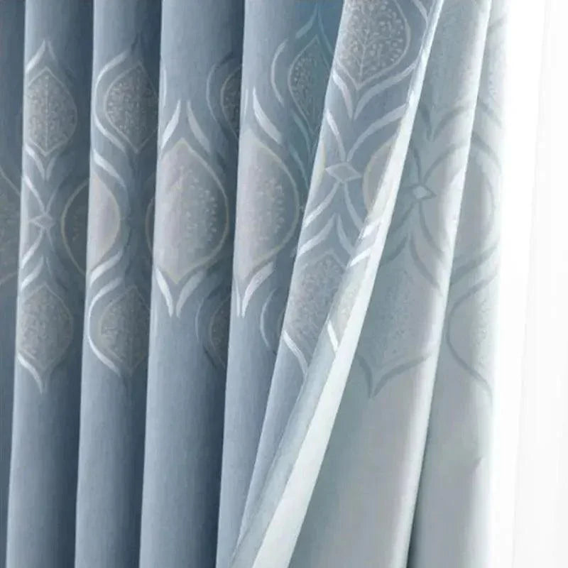 High Quality European Style Jacquard Window Curtain