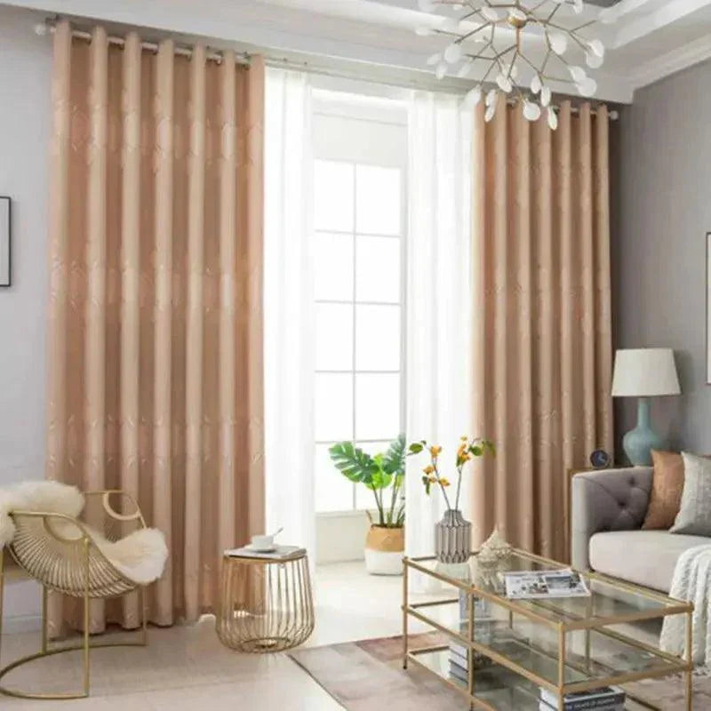 High Quality European Style Jacquard Window Curtain