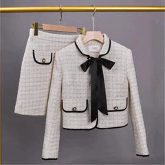 High Quality Small Fragrance Tweed Suit For Women