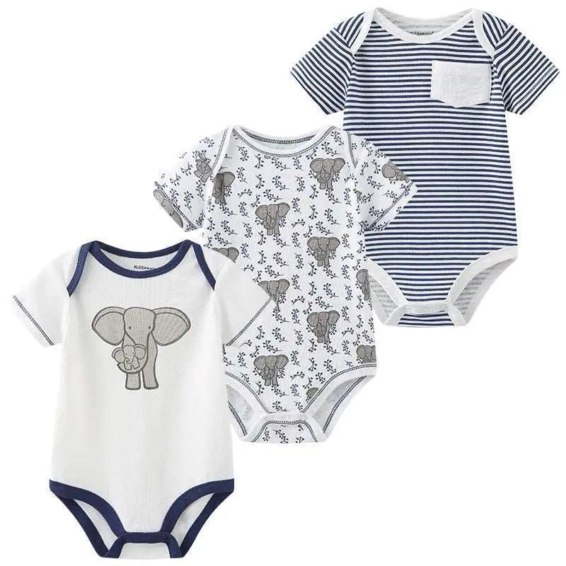 3 PCS/LOT Newborn Baby Clothing 100% Cotton