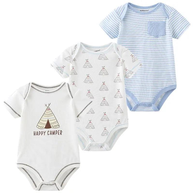 3 PCS/LOT Newborn Baby Clothing 100% Cotton