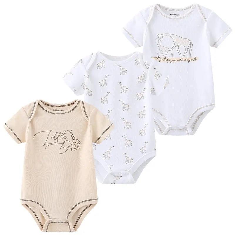 3 PCS/LOT Newborn Baby Clothing 100% Cotton