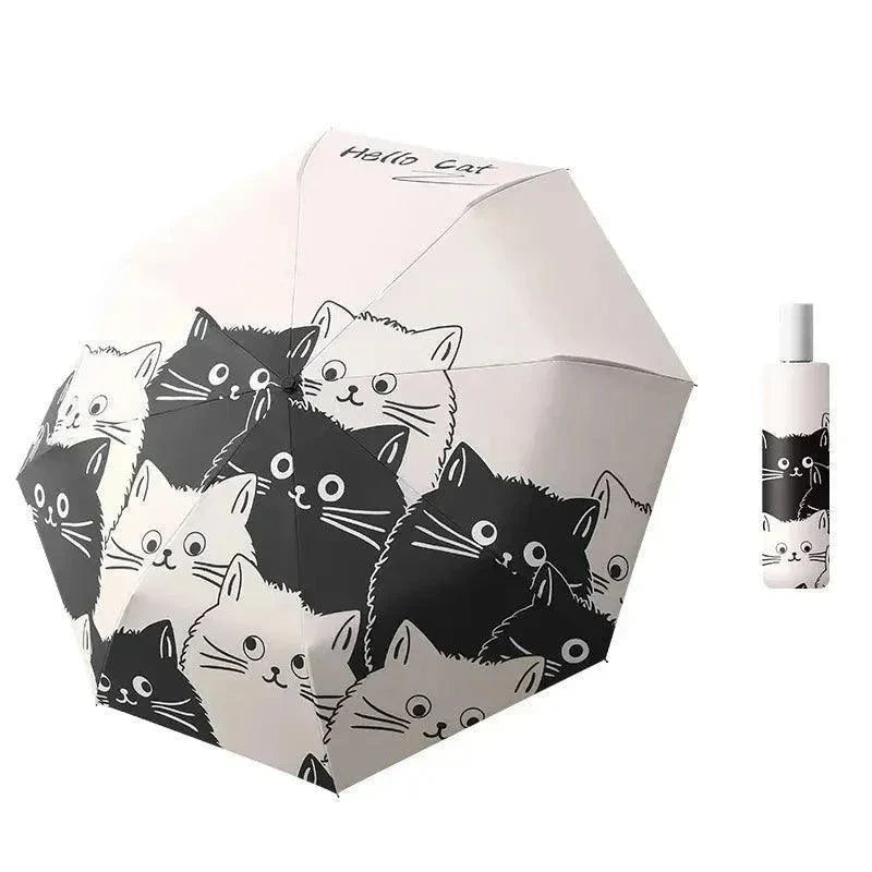 Automatic/Manual Folding Rain And Sun Dual-Use Umbrella
