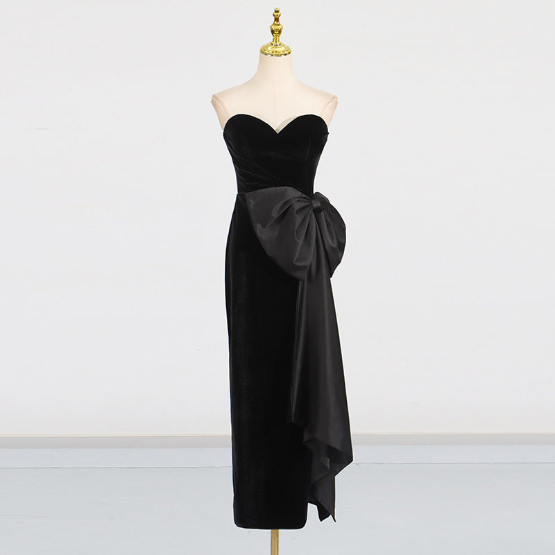 Elegant Irregular Asymmetric Design Sleeveless Dress