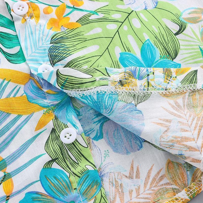Hawaiian Style Toddler Boys Summer 2pcs Outfit