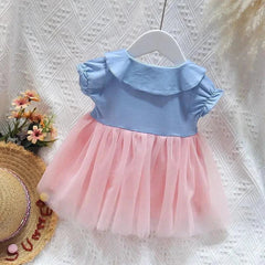 Baby Girl Summer Short Sleeve Princess Party Dresses