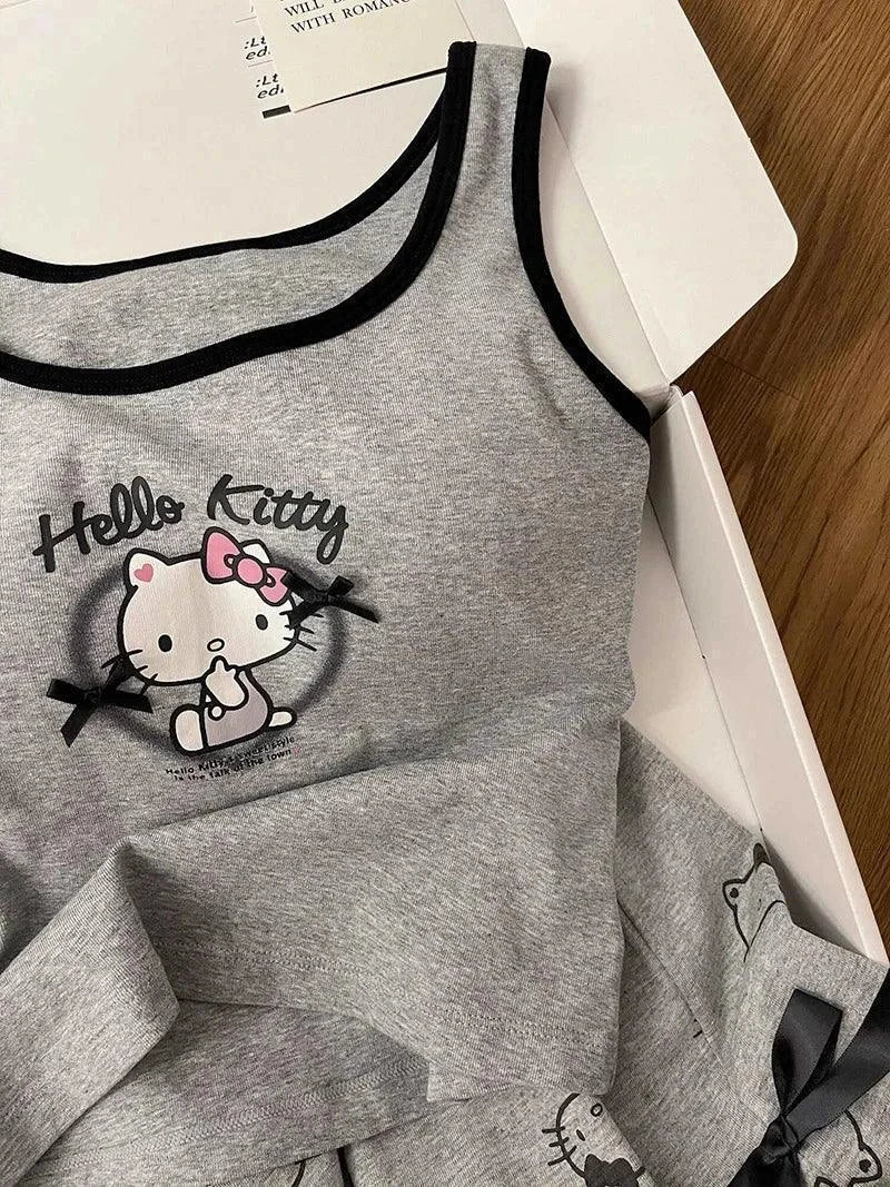 Cute Cartoons Girl's Pajamas 2 Piece Sets