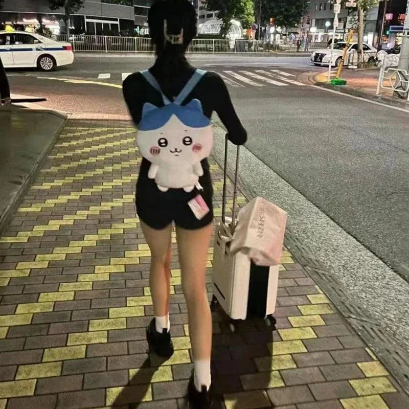 Chiikawa Cartoon Doll Backpack for Birthday Gift