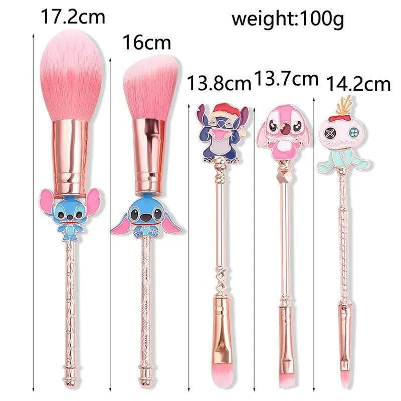 Cartoons Makeup Brush Holder 5 Pcs/set