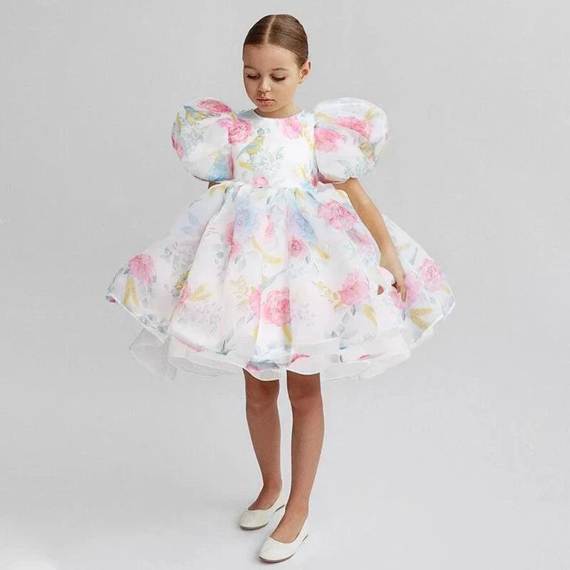 Flower Pageant Vestidos Girls Princess Dress