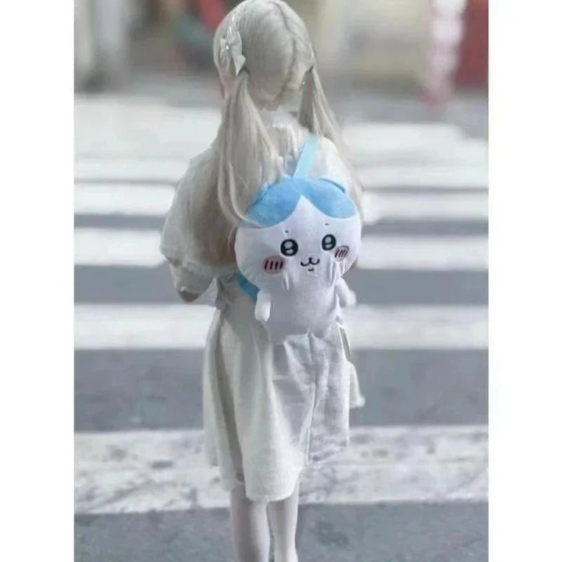 Chiikawa Cartoon Doll Backpack for Birthday Gift