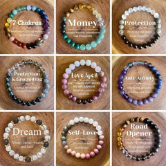 Classic Natural Stone Wealth Love Lucky Bracelet