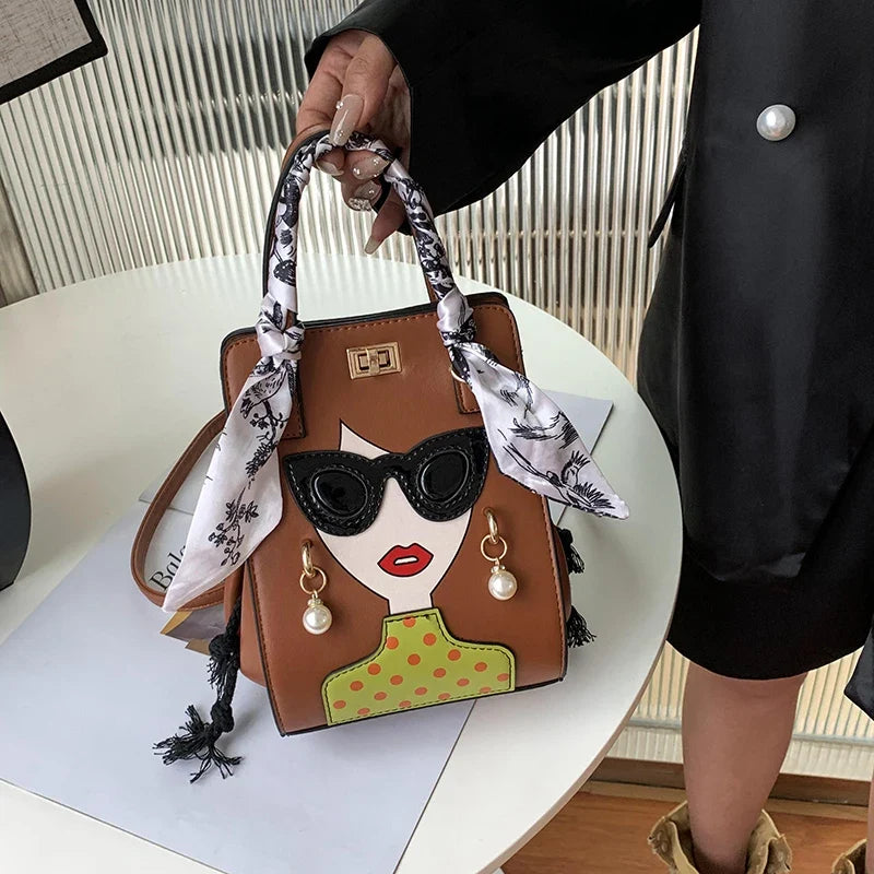 Beauty Glasses Design Handbags for Women