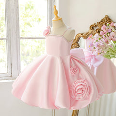 Elegant Flower Party Girl Dress