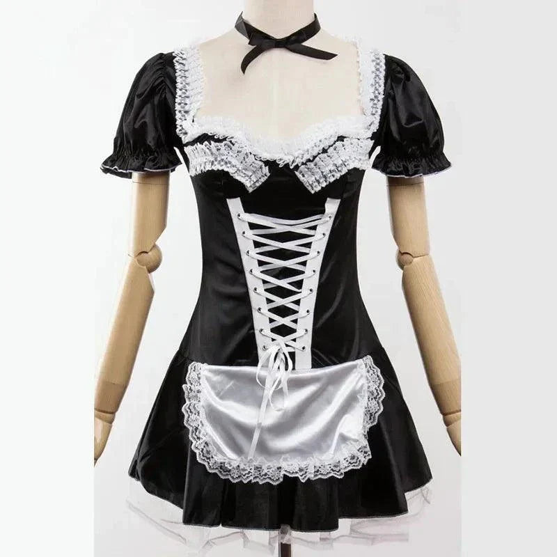 French Maid Cosplay Costume Dress