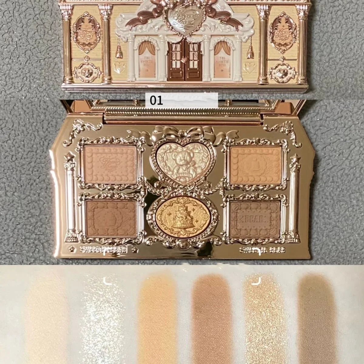 Flower Knows SWEETIE BEAR Highly Pigmented Eye Makeup Palette