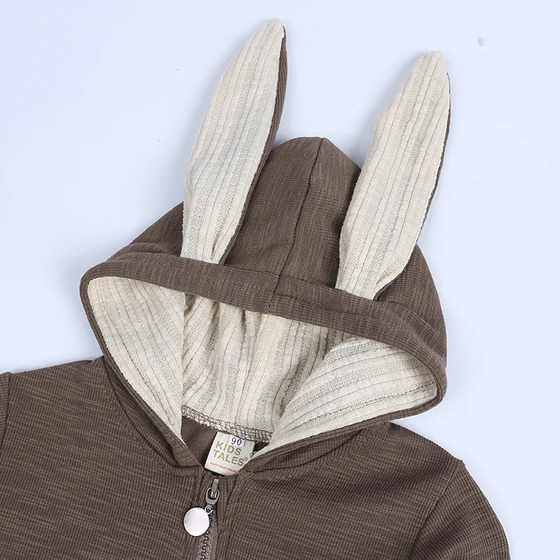 Cotton Long Sleeve Rabbit Baby Rompers Clothes