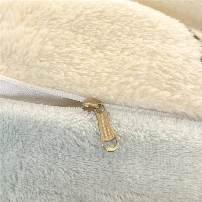 Cute Bear Duvets Cover Soft Blanket (No Pillowcase)