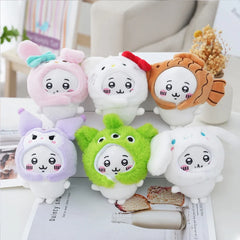 Cute Cross-dressing Chiikawa Plush Doll  for Girl Gift
