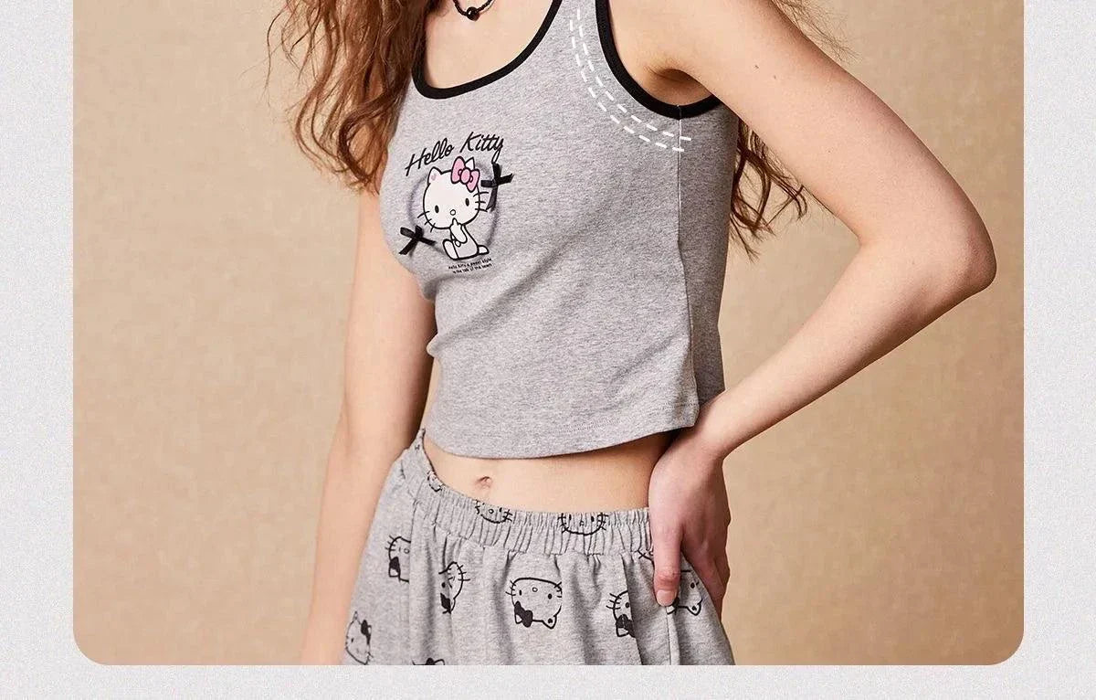 Cute Cartoons Girl's Pajamas 2 Piece Sets