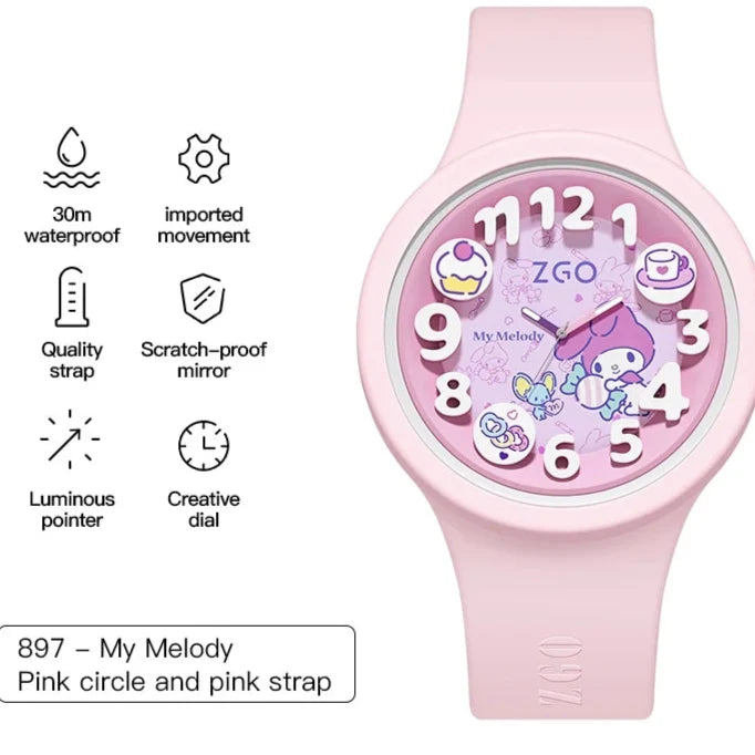 Design Sports waterproof Luminous watch for Gift