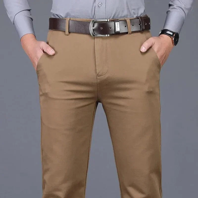 Classic Men's Business Straight Casual Pants