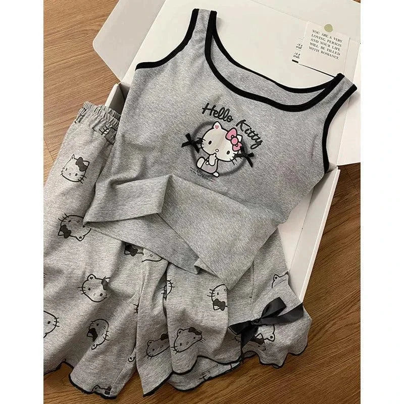 Cute Cartoons Girl's Pajamas 2 Piece Sets