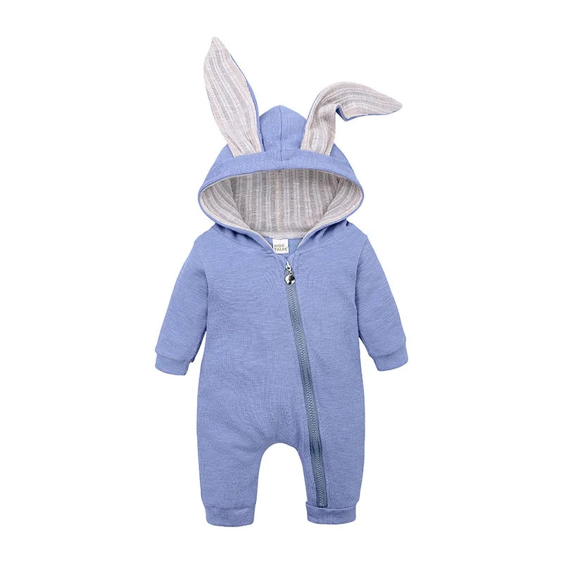 Cotton Long Sleeve Rabbit Baby Rompers Clothes