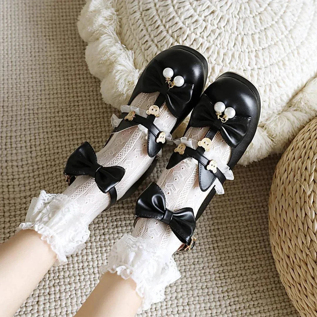 Cute Bear Lolita girls shoes