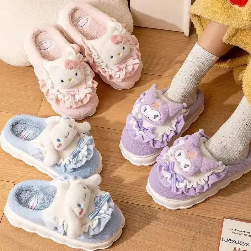 Cute Non-Slip Warm Cartoon Winter Slipper for Gift