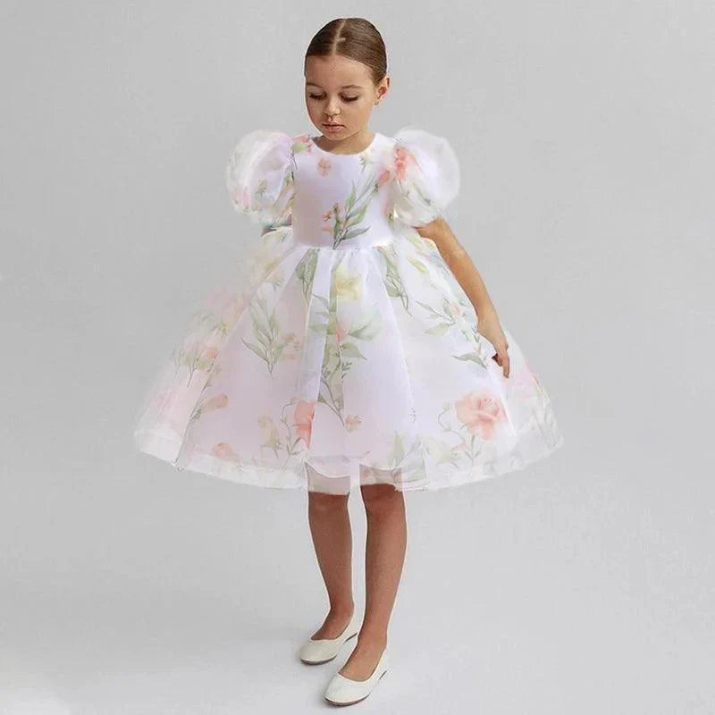 Flower Pageant Vestidos Girls Princess Dress