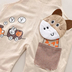 Children Cartoon's Striped Short Sleeve T-Shirt Sets