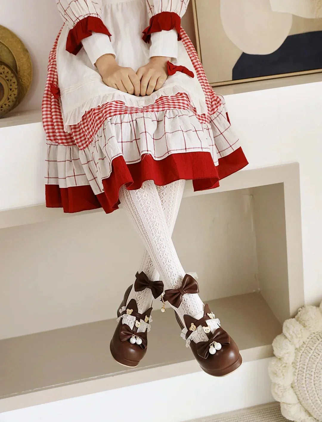 Cute Bear Lolita girls shoes