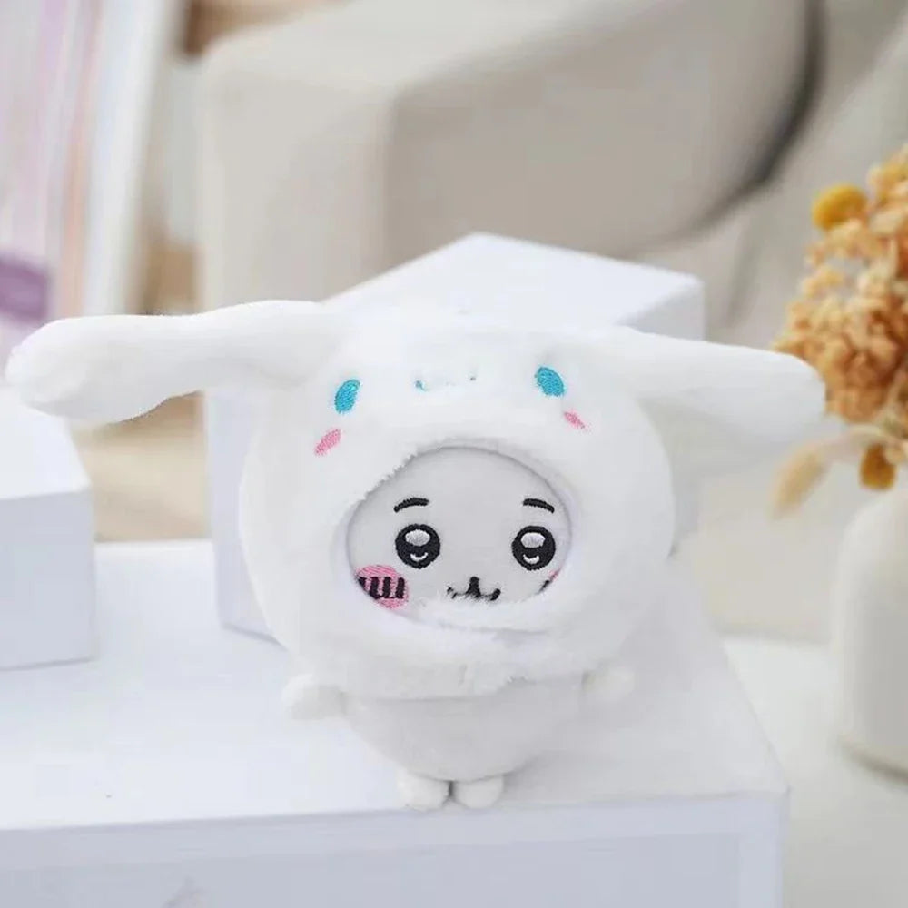 Cute Cross-dressing Chiikawa Plush Doll  for Girl Gift
