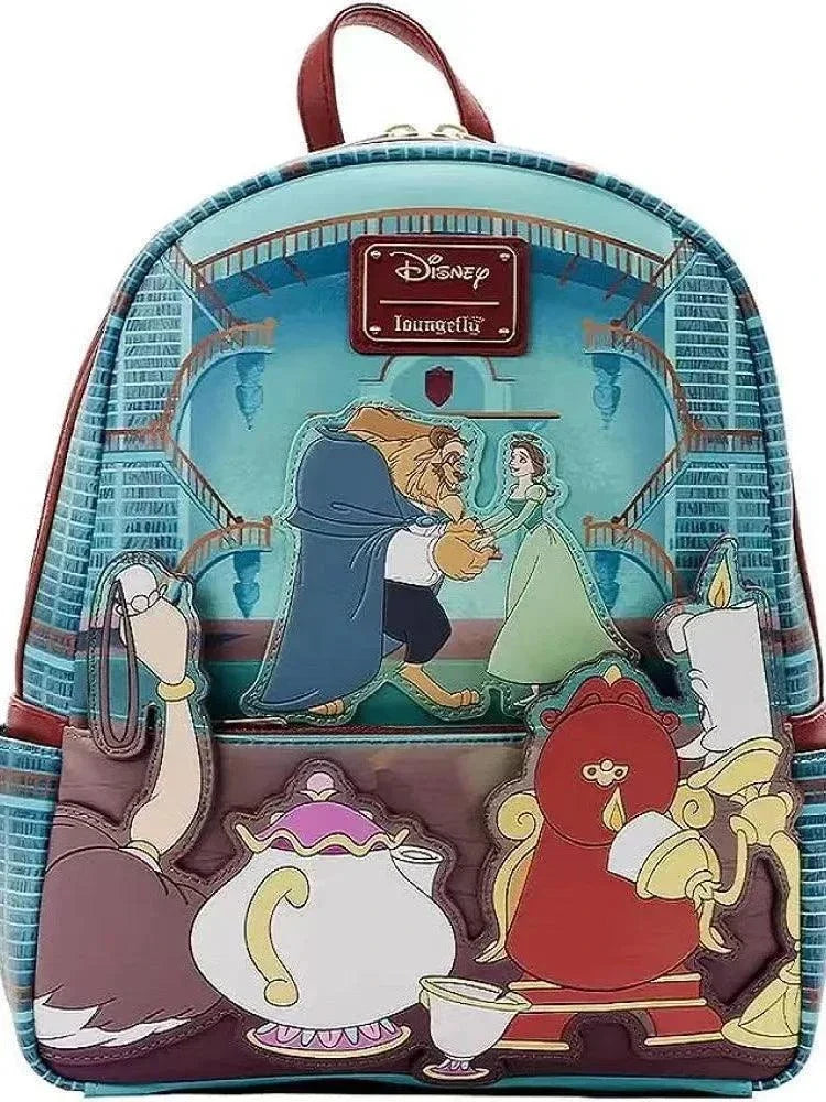 Creative Storage Stationery Leather Mini Student Backpack