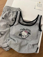 Cute Cartoons Girl's Pajamas 2 Piece Sets