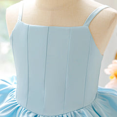 Fluffy Fold Bridesmaid Party Girls Dress